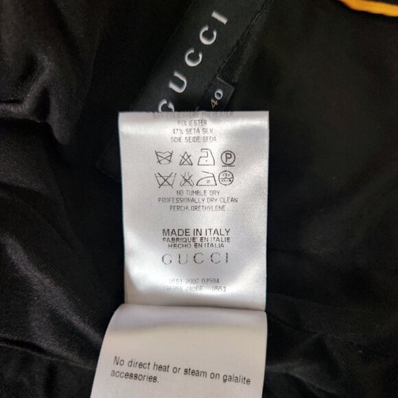 GUCCI Black Open Neck Blazer with Pockets Euro Size Small - Picture 5 of 7